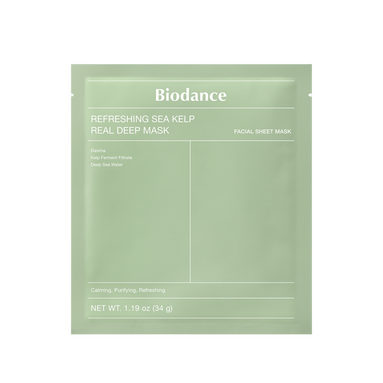 Biodance Refreshing Sea Kelp Yatıştırıcı Kağıt Yüz Maskesi 4x34 g
