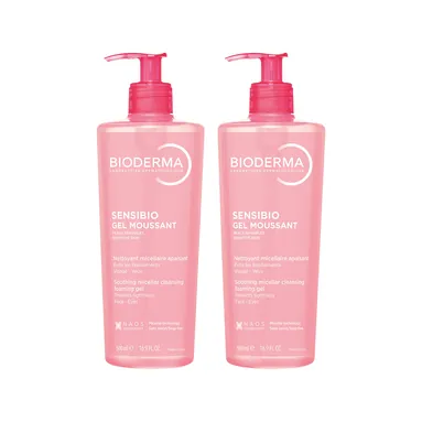 Bioderma Sensibio Foaming Yüz Temizleme Jeli 500 ml 2 Adet