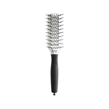 Olivia Garden Essential Style Double Tunnel Nylon Bristles Silver Saç Fırçası