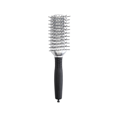 Olivia Garden Essential Style Tunnel Nylon Bristles Silver Saç Fırçası