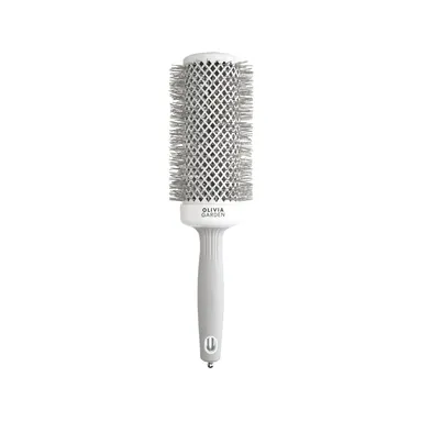 Olivia Garden Expert Blowout Speed Wavy Bristles Beyaz ve Gri Fön Fırçası 55