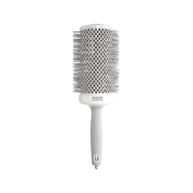 Olivia Garden Expert Blowout Speed Wavy Bristles Beyaz ve Gri Fön Fırçası 65