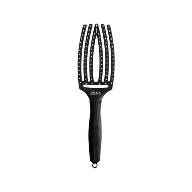 Olivia Garden Fingerbrush Care Iconic Nylon Bristles Black M Fırça