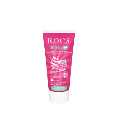 Rocs Kids Ahududu Smooth Çocuk Diş Macunu 3-7 Yaş 45 g