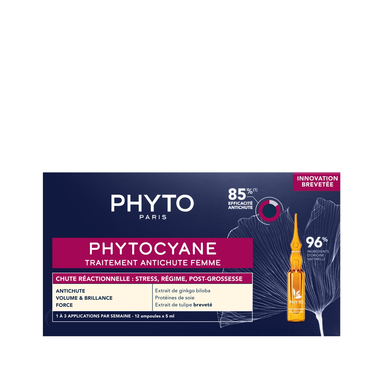 Phyto PHYTOCYANE Kadınlar için Dönemsel Saç Dökülmesi Bakım Serumu 12x5 ml