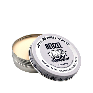 Reuzel Clay Matte Pomade Mat Orta Tutuşlu Pomat 95 g