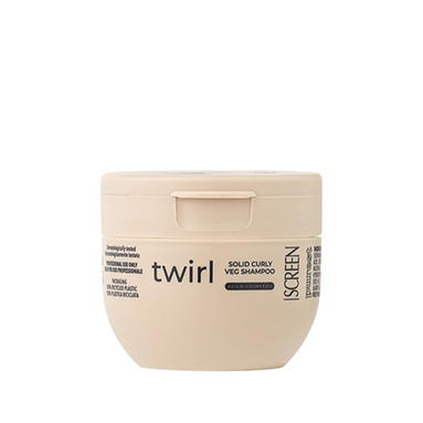 SCREEN Twirl Solid Curly Kıvırcık Saçlar İçin Vegan Katı Şampuan