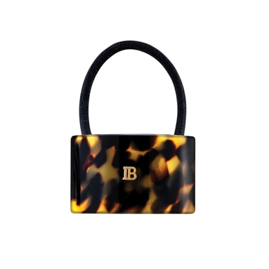 Balmain Cellulose Acetate Elastique pour Cheveux Saç Tokası Tortoise Shell