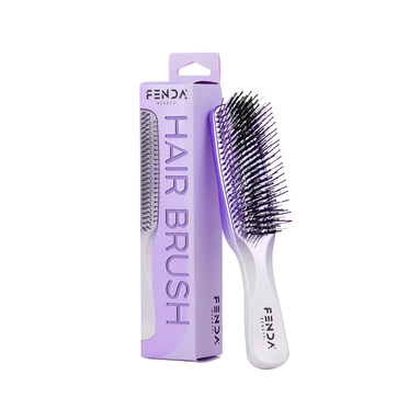 Fenda Dört Tarama Uçlu Profesyonel Saç Fırçası Metalic Purple 3PR