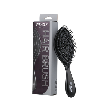 Fenda Profesyonel 4 Pinli Spiral Saç Fırçası Deep Space Black 6BL