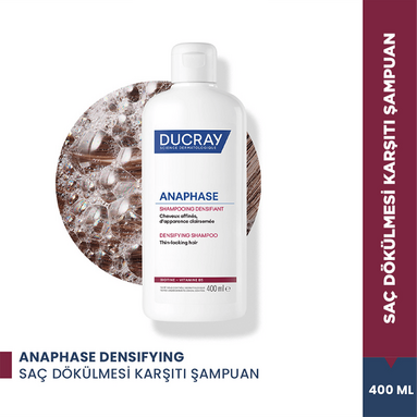 Ducray Anaphase+ Saç Dökülmesi Karşıtı Şampuan 400 ml - Zayıflamış Saçları Güçlendiren ve Dökülmeyi Azaltmaya Yardımcı Şampuan