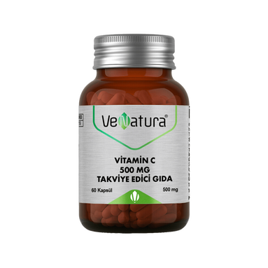 VeNatura Vitamin C 500 Mg Takviye Edici Gıda 60 Kapsül